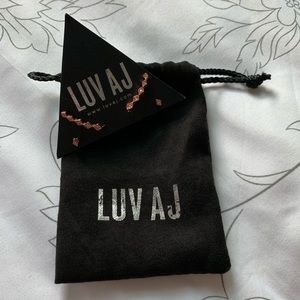 LUV AJ Diamond Kite Crawler Earring Set